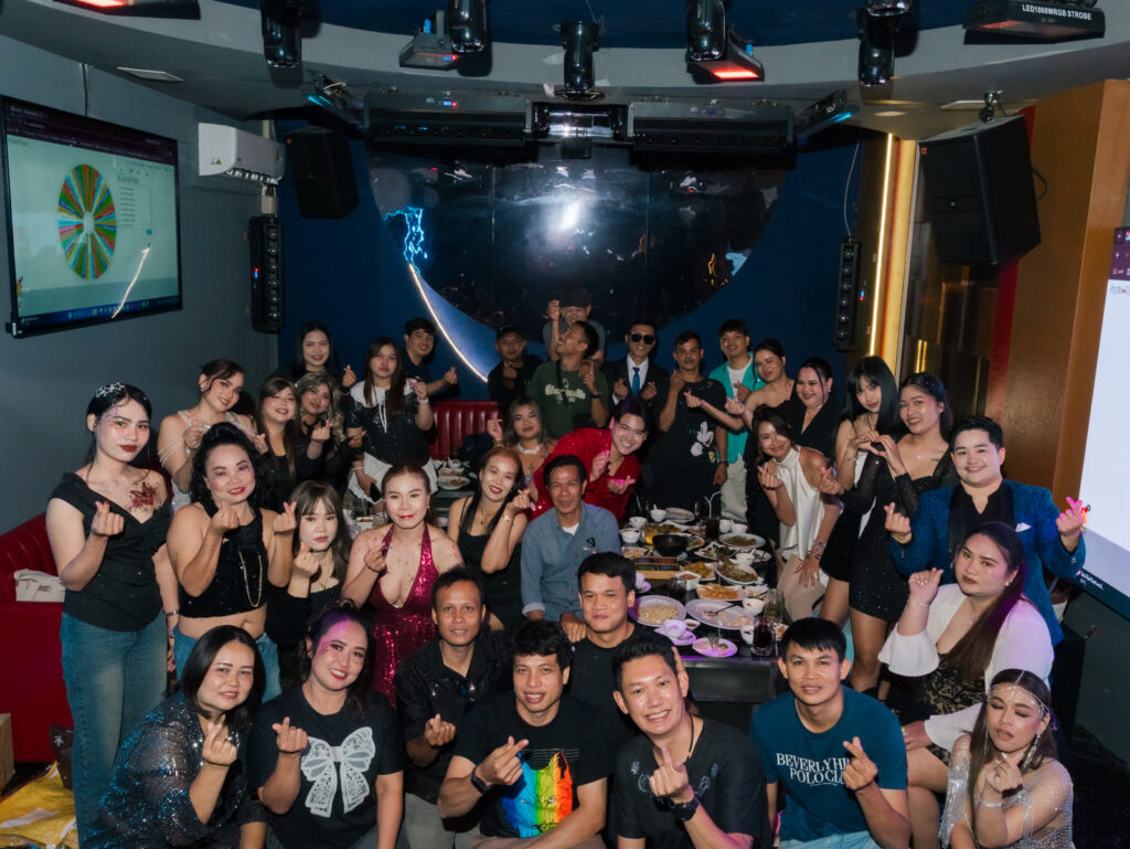 Full group photo of Glam Habitat staff at the end of the Staff Party 2026